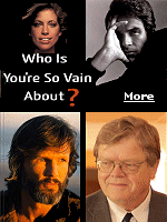 I can't believe my girlfriend Carly Simon called the cops on me for ''stalking''. Well, in her defense, she didn't know she was my girlfriend �